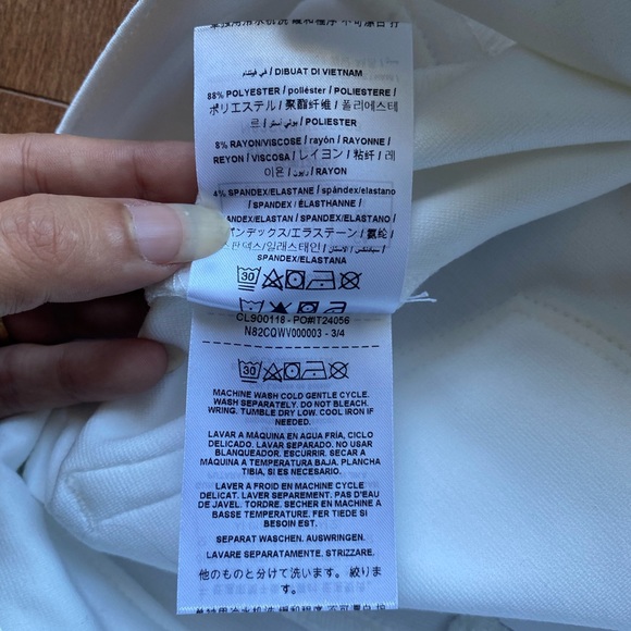 (2 for $25) Guess Mariah knit skinny pants white - Picture 9 of 9